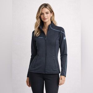 Mammut Zip Up Jacket Dark Gray Women’s Small Performance Fleece Outdoor Layer